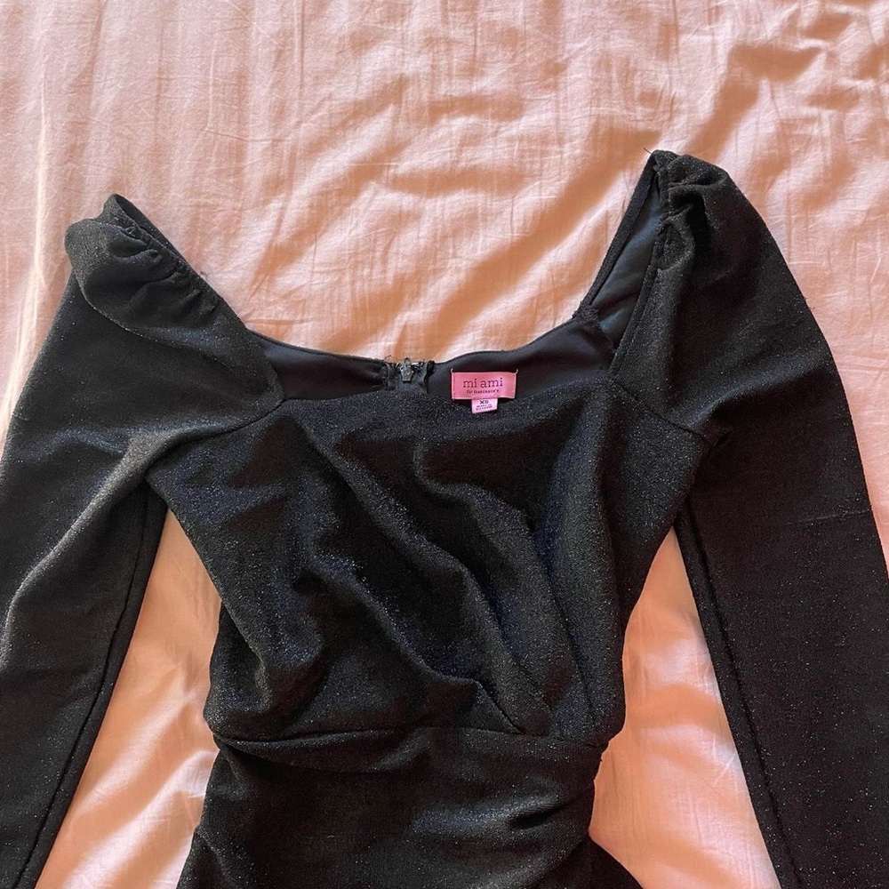 Francesca’s Mini Black Dress